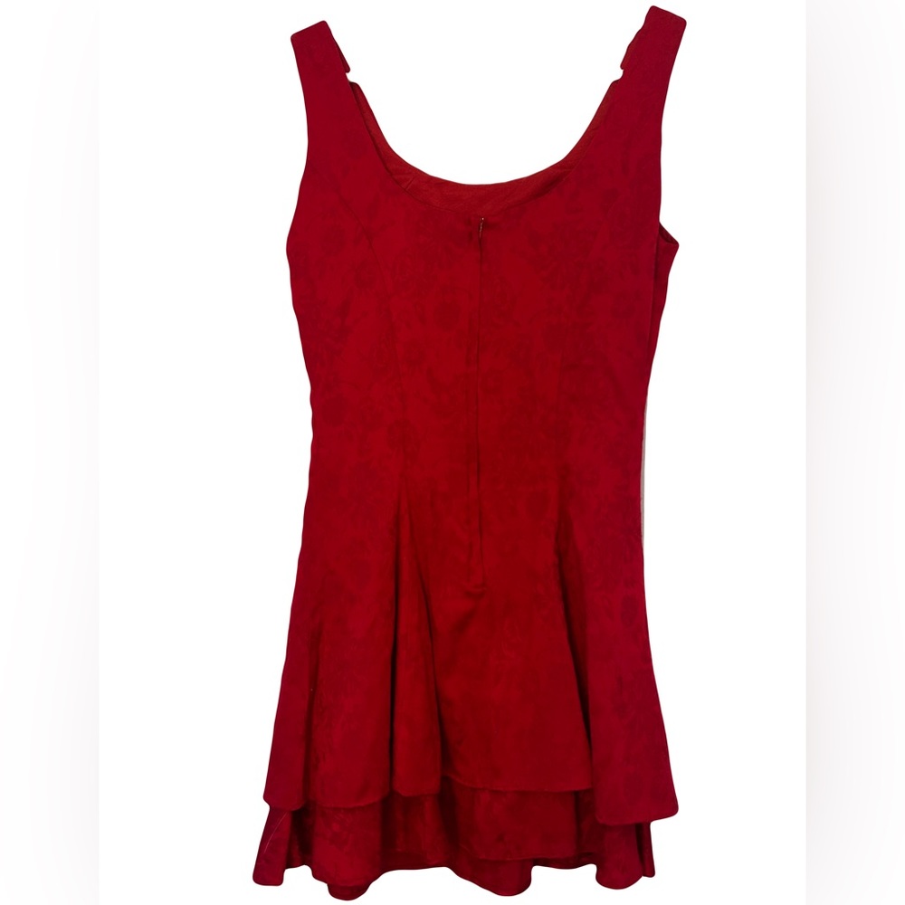 Vintage 90s red babydoll dress